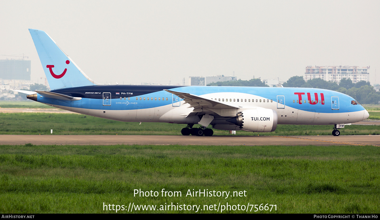 Aircraft Photo of PH-TFM | Boeing 787-8 Dreamliner | TUI | AirHistory.net #756671