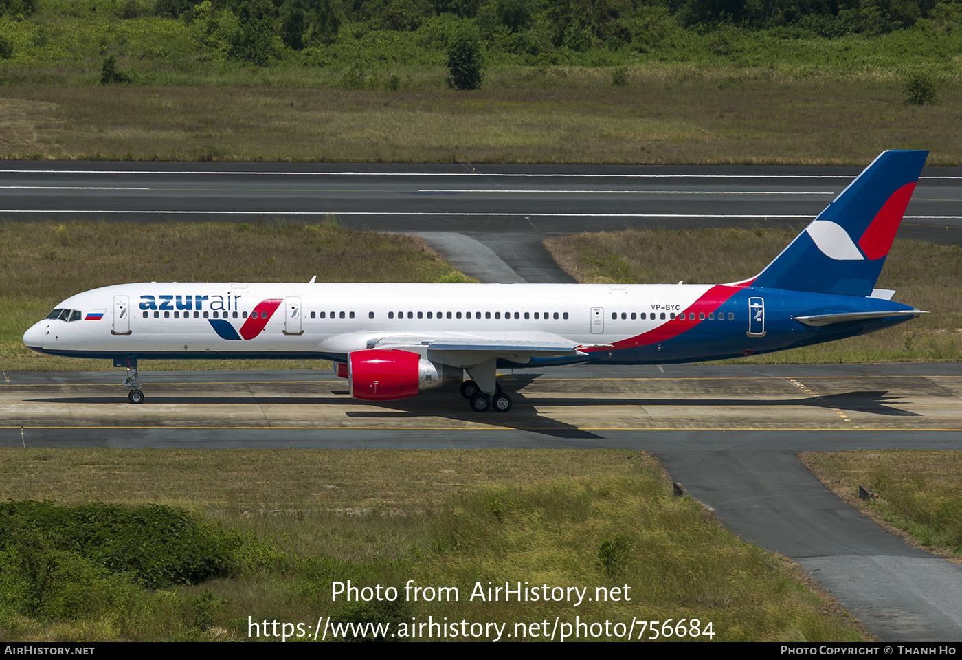 Aircraft Photo of VP-BYC | Boeing 757-231 | Azur Air | AirHistory.net #756684