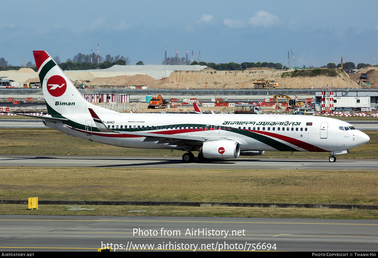 Aircraft Photo of S2-AHO | Boeing 737-8E9 | Biman Bangladesh Airlines | AirHistory.net #756694