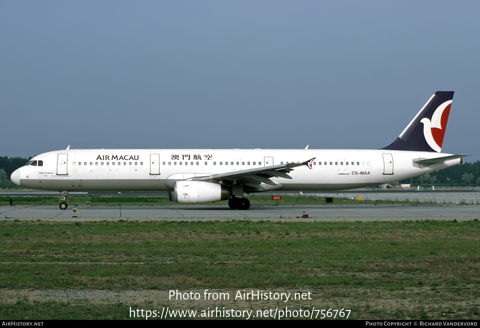 Aircraft Photo of CS-MAA | Airbus A321-131 | Air Macau | AirHistory.net #756767