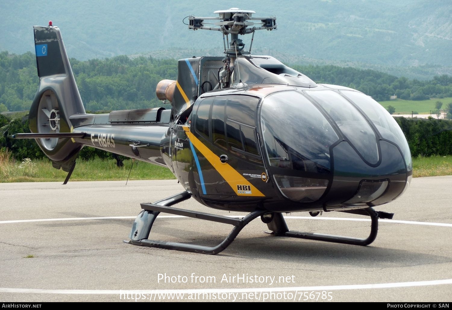 Aircraft Photo of F-HBAS | Eurocopter EC-130B-4 | Azur Helicoptere | AirHistory.net #756785