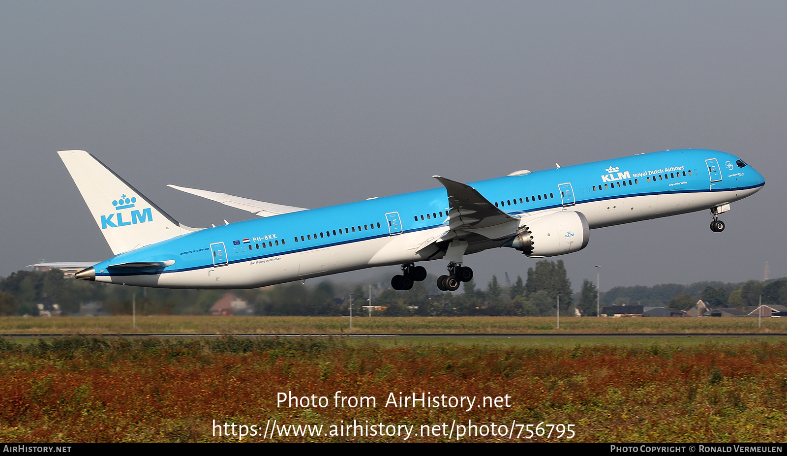 Aircraft Photo of PH-BKK | Boeing 787-10 Dreamliner | KLM - Royal Dutch Airlines | AirHistory.net #756795