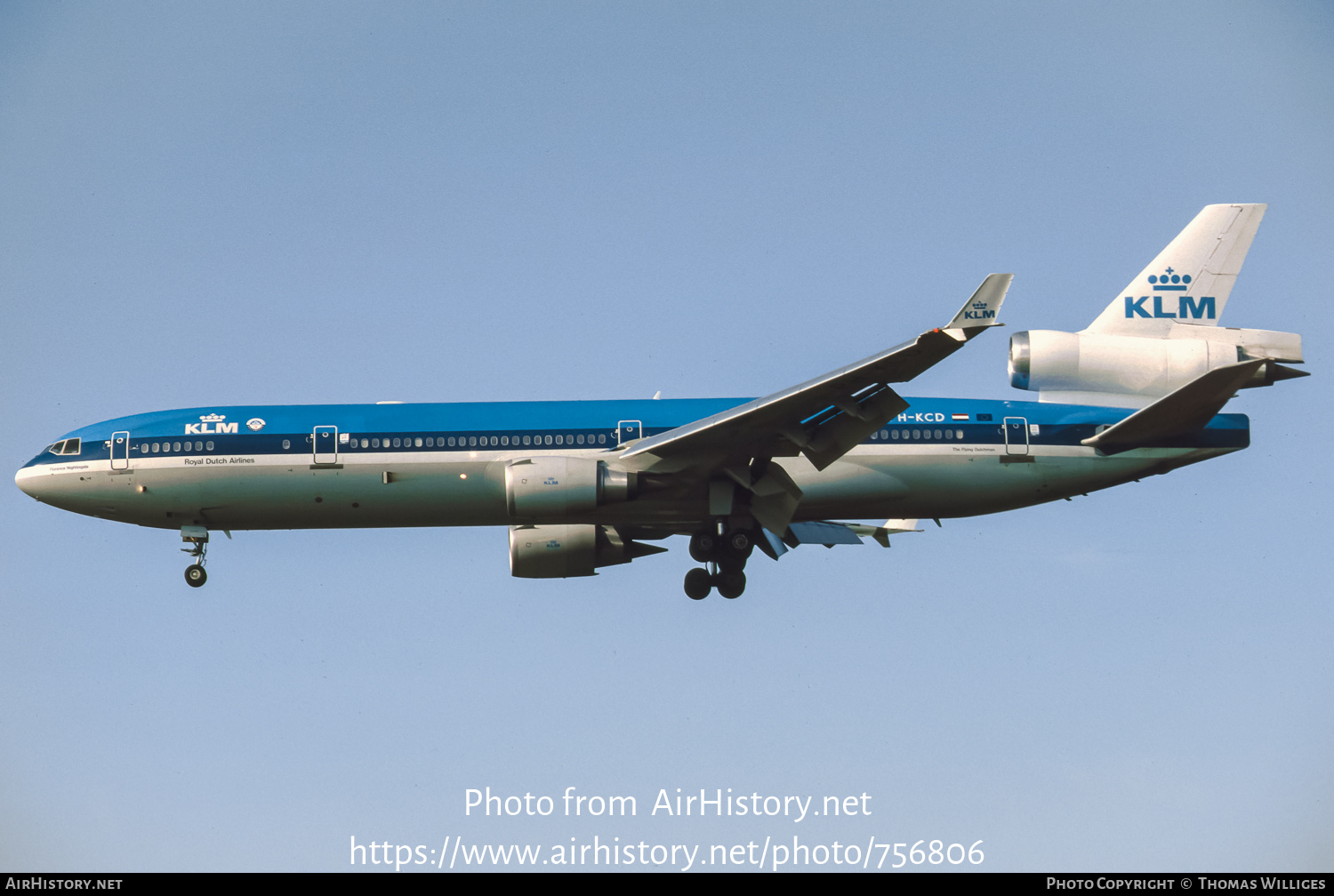 Aircraft Photo of PH-KCD | McDonnell Douglas MD-11 | KLM - Royal Dutch Airlines | AirHistory.net #756806