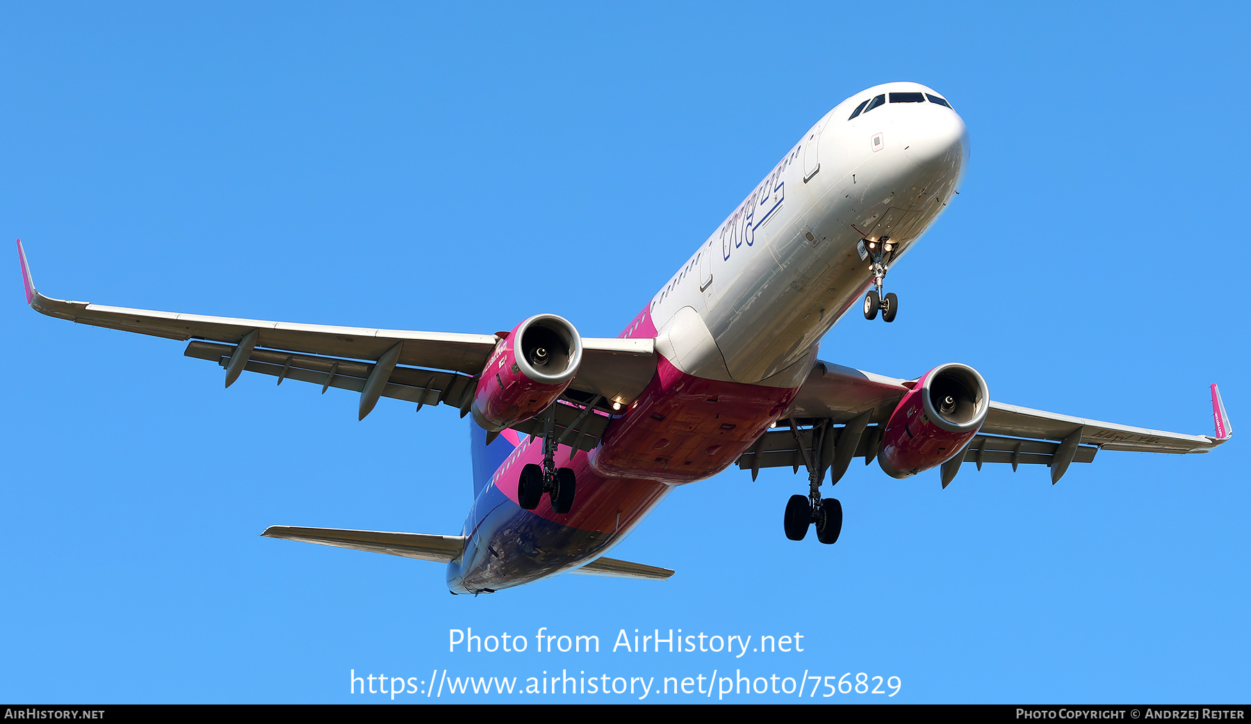 Aircraft Photo of HA-LXW | Airbus A321-231 | Wizz Air | AirHistory.net #756829