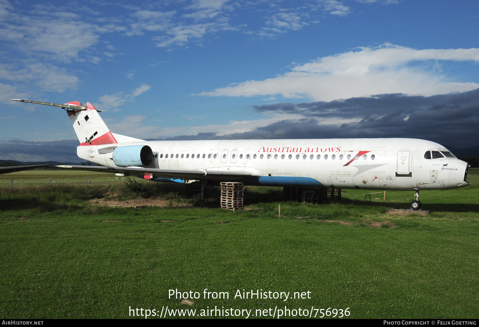 Aircraft Photo of OE-IMX | Fokker 100 (F28-0100) | Austrian Arrows | AirHistory.net #756936