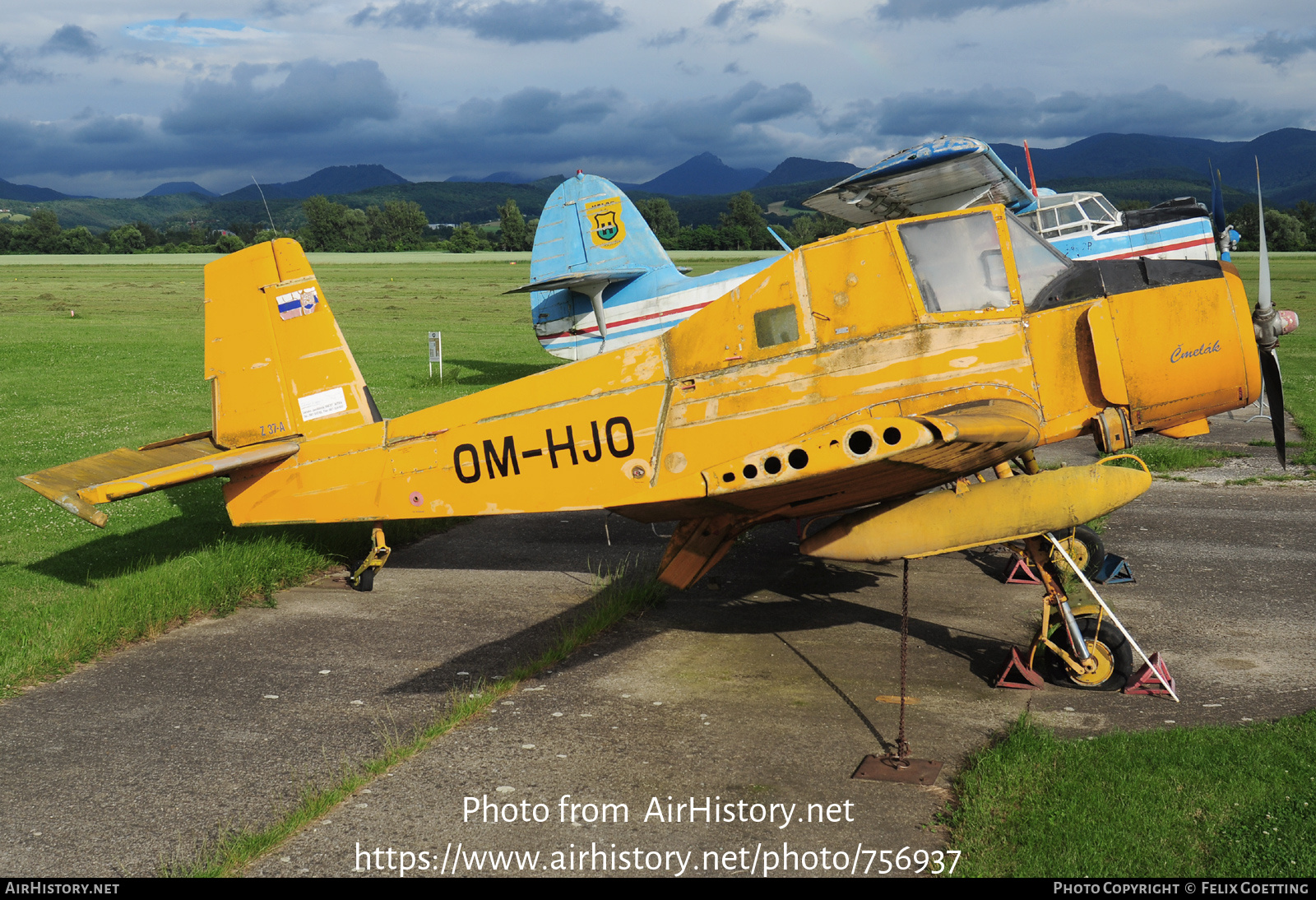 Aircraft Photo of OM-HJO | Zlin Z-37A Cmelak | AirHistory.net #756937