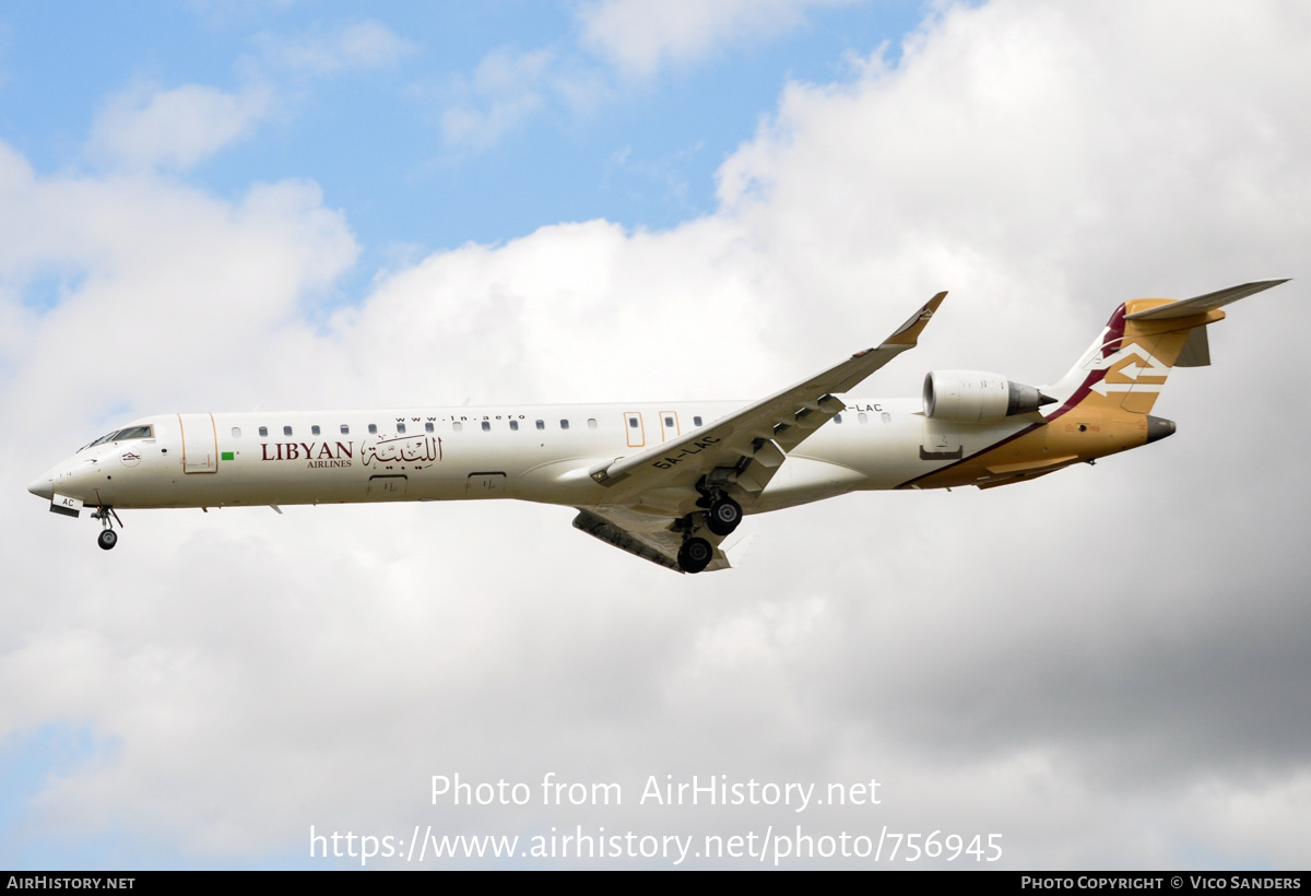 Aircraft Photo of 5A-LAC | Bombardier CRJ-900ER (CL-600-2D24) | Libyan Airlines | AirHistory.net #756945