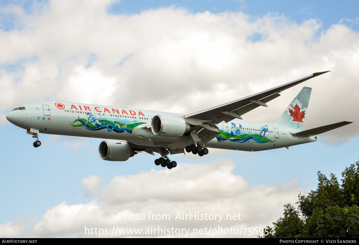 Aircraft Photo of C-FIVS | Boeing 777-333/ER | Air Canada | AirHistory.net #756954