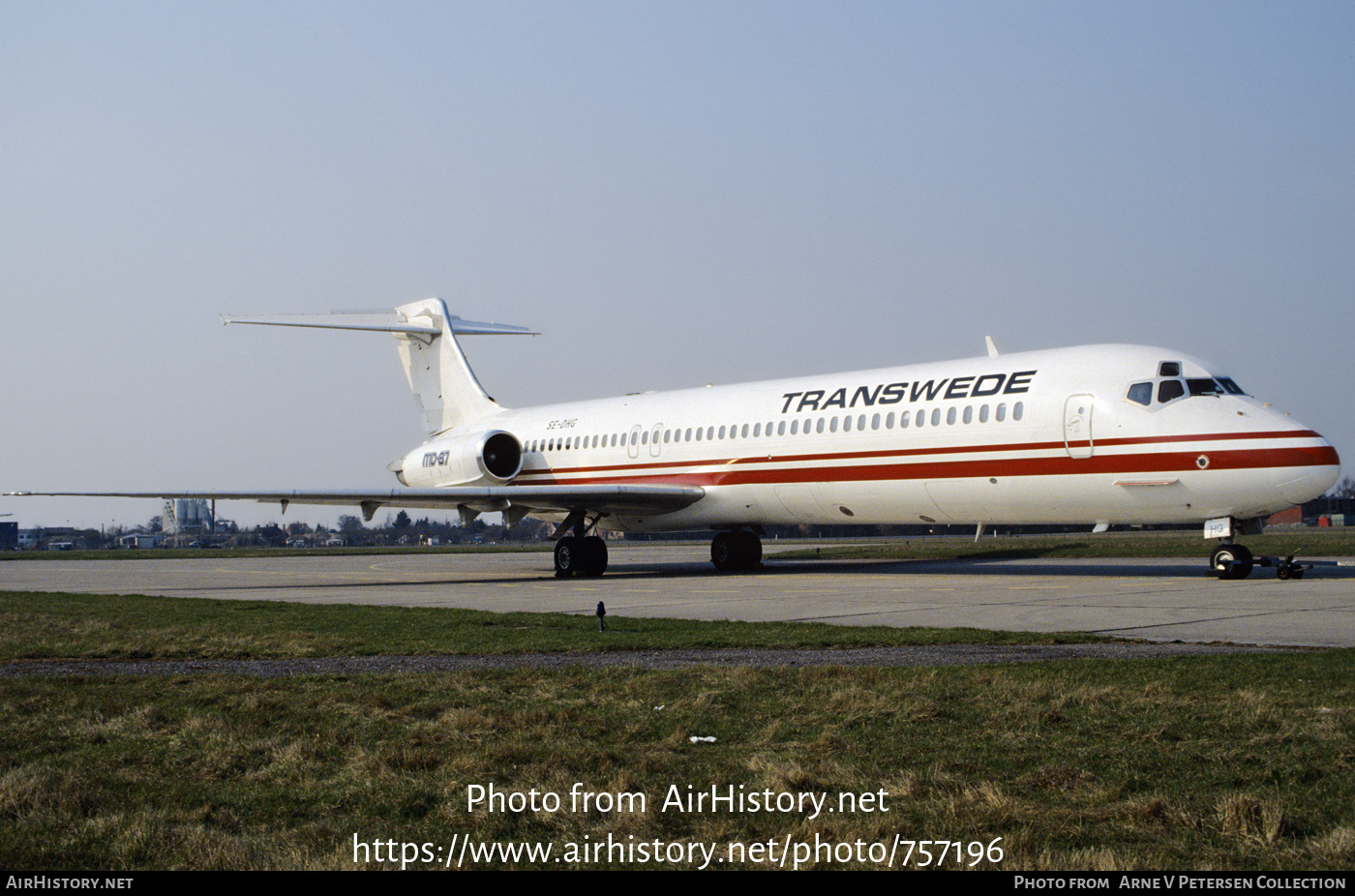 Aircraft Photo of SE-DHG | McDonnell Douglas MD-87 (DC-9-87) | Transwede Airways | AirHistory.net #757196