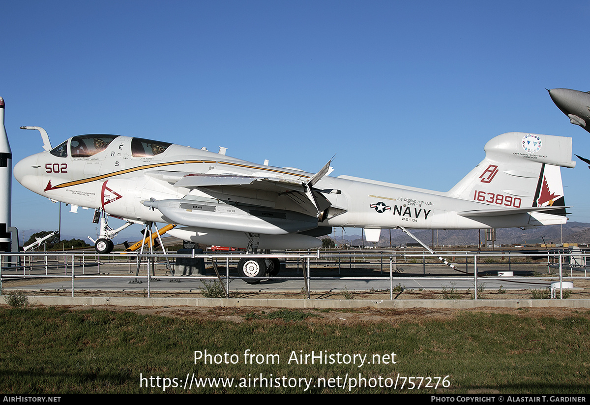 Aircraft Photo of 163890 | Grumman EA-6B Prowler (G-128) | USA - Navy | AirHistory.net #757276