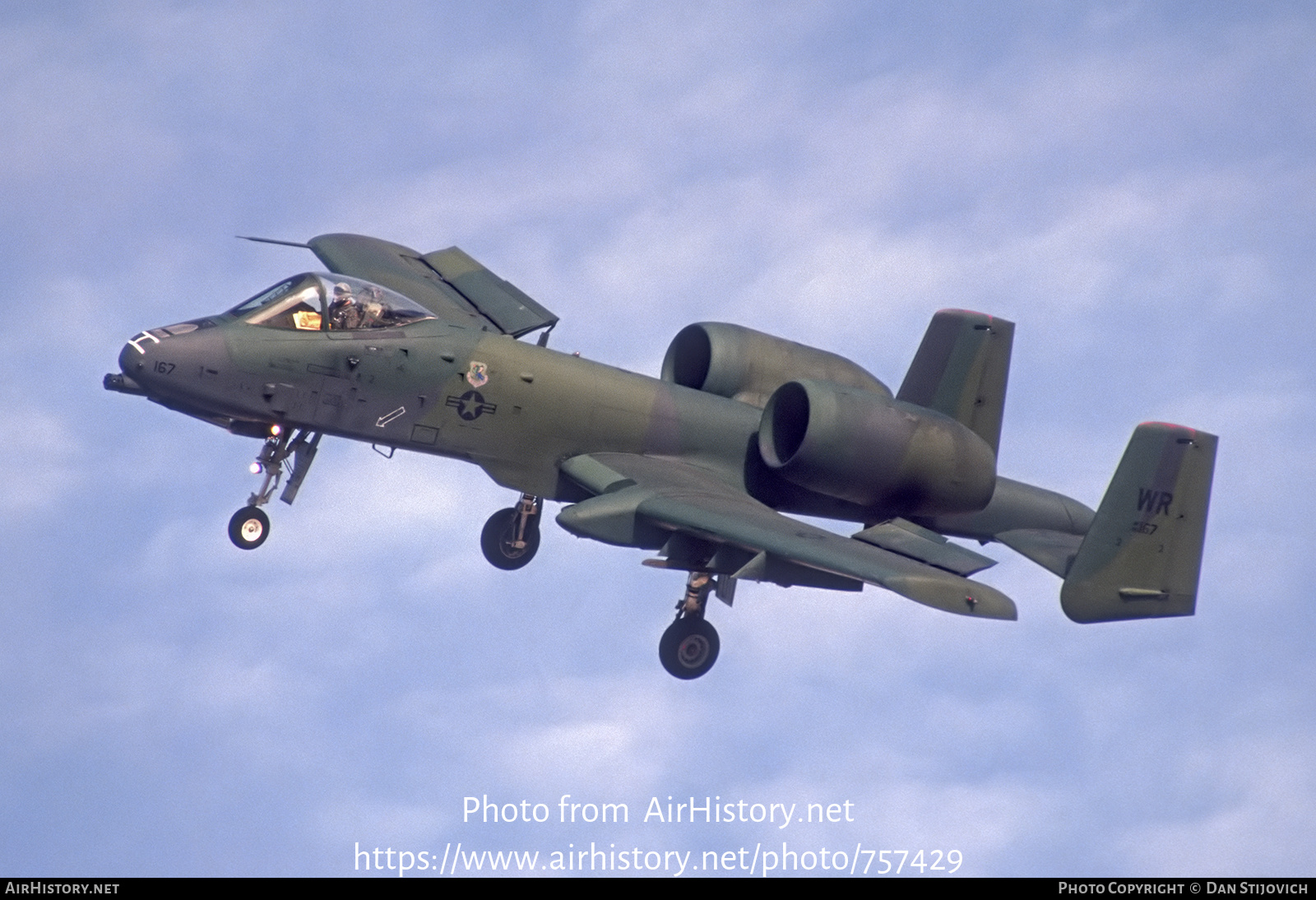 Aircraft Photo of 80-0167 / AF80-167 | Fairchild A-10A Thunderbolt II | USA - Air Force | AirHistory.net #757429