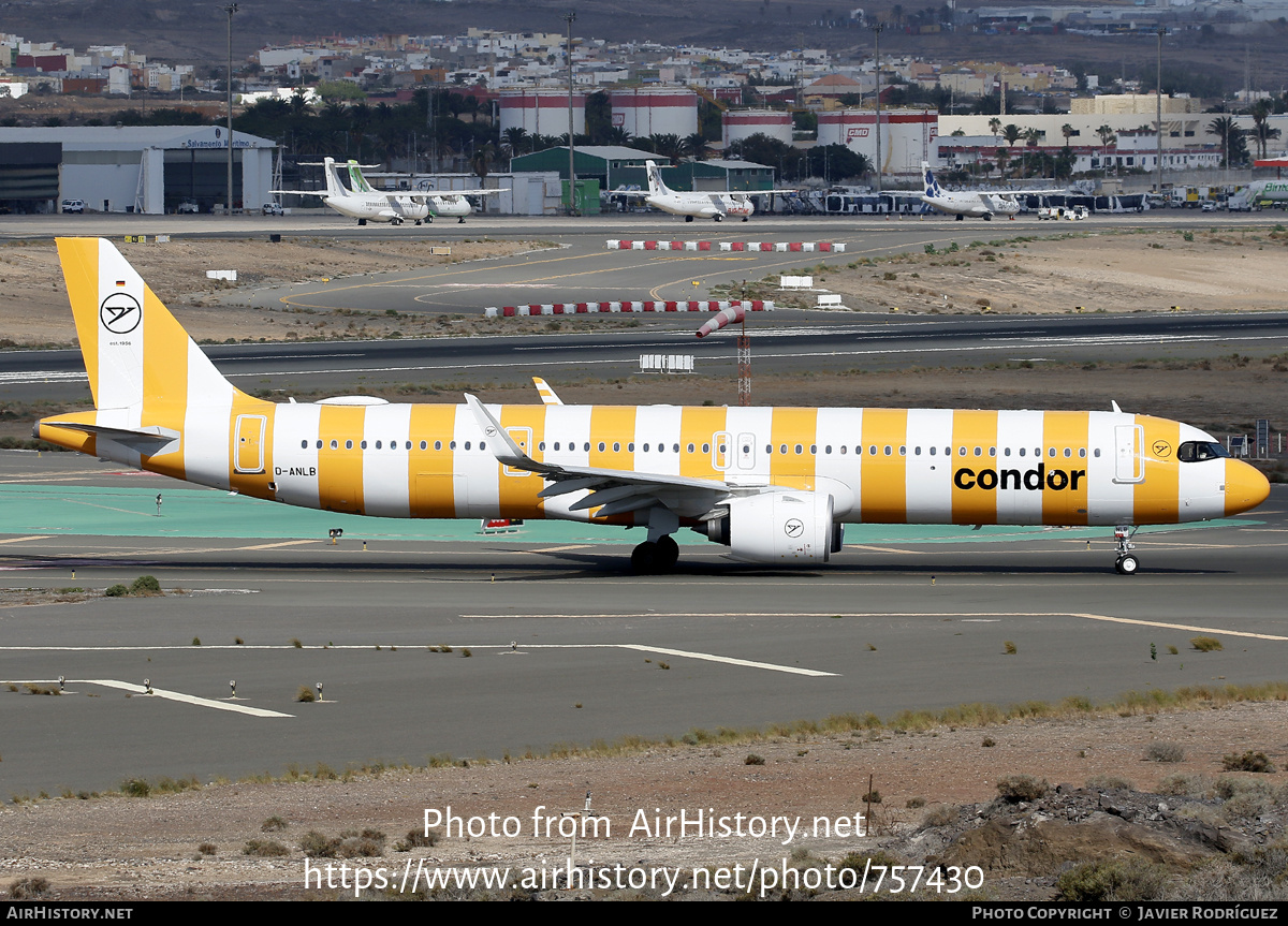 Aircraft Photo of D-ANLB | Airbus A321-271NX | Condor Flugdienst | AirHistory.net #757430