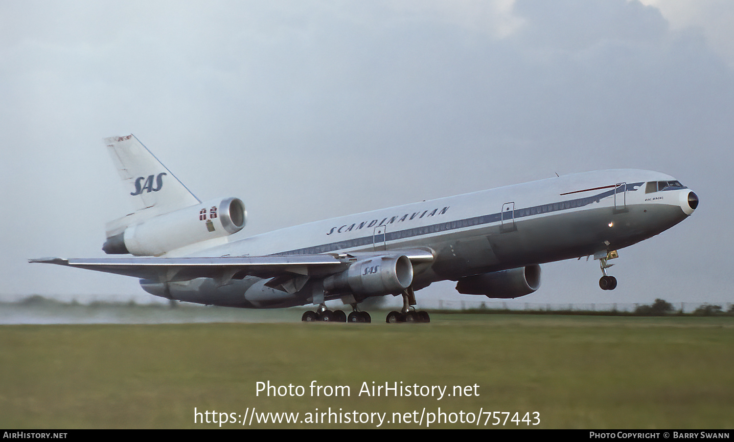 Aircraft Photo of SE-DFD | McDonnell Douglas DC-10-30 | Scandinavian Airlines - SAS | AirHistory.net #757443