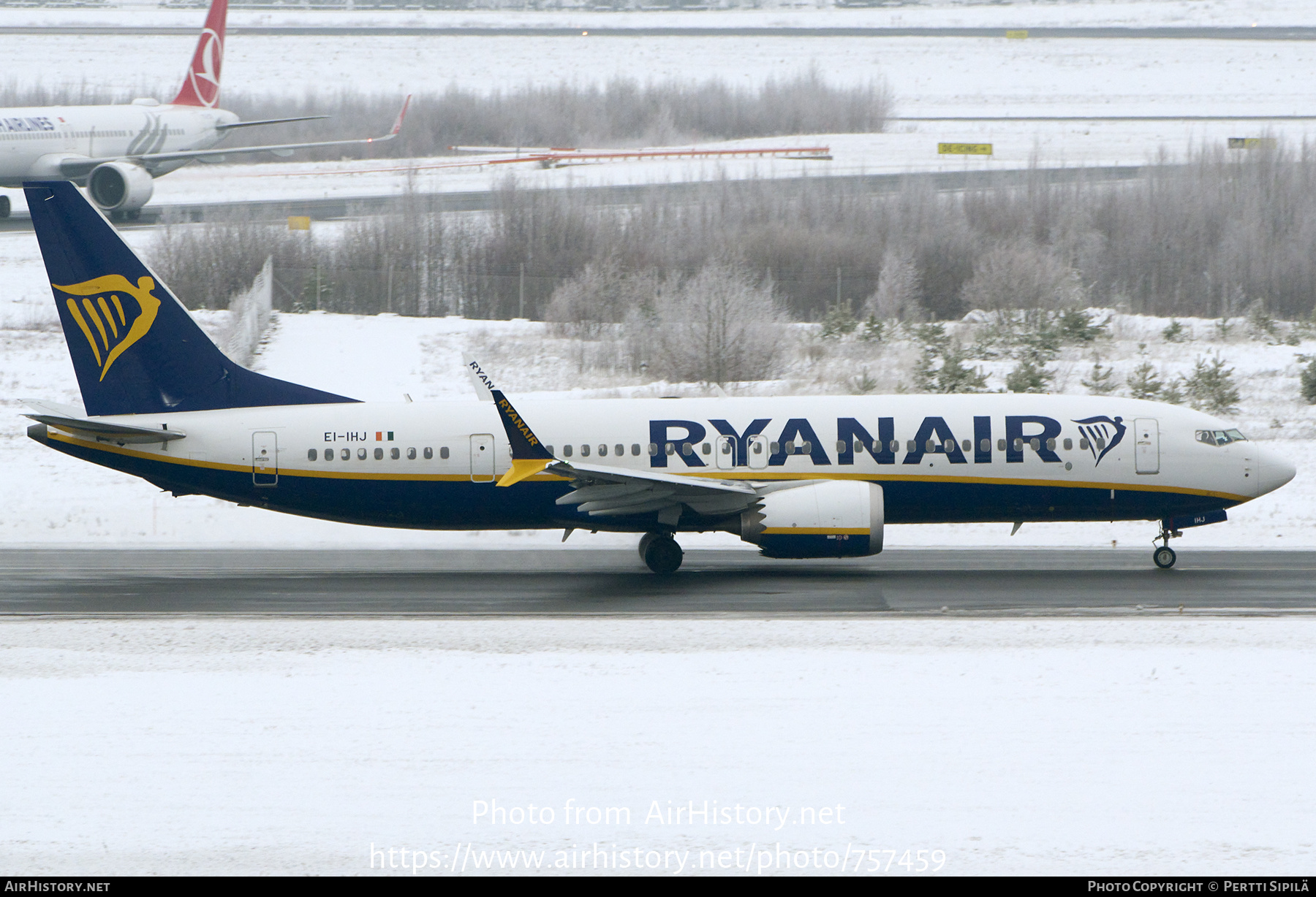 Aircraft Photo of EI-IHJ | Boeing 737-8200 Max 200 | Ryanair | AirHistory.net #757459