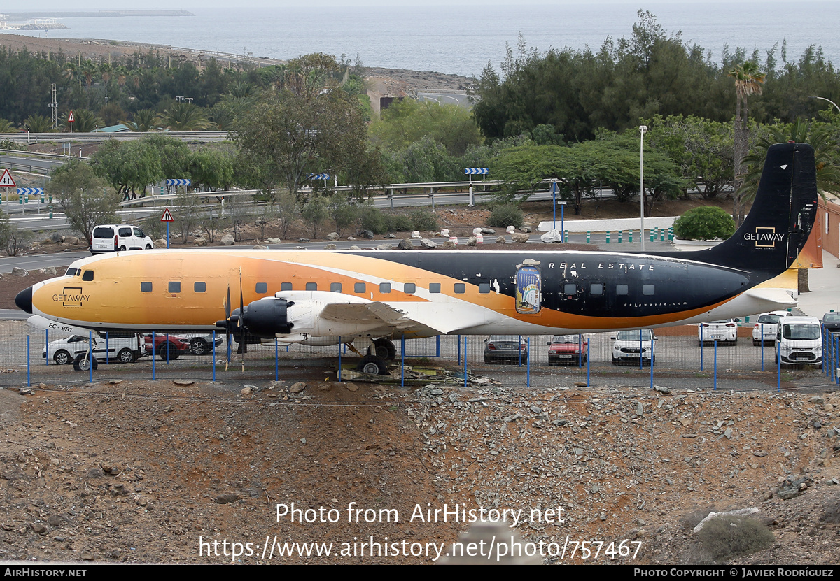 Aircraft Photo of EC-BBT | Douglas DC-7C | AirHistory.net #757467