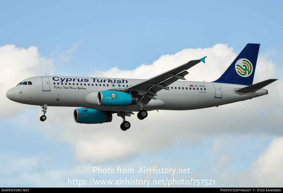 Aircraft Photo of TC-TCC | Airbus A320-232 | KTHY Kibris Türk Hava Yollari - Cyprus Turkish Airlines | AirHistory.net #757521