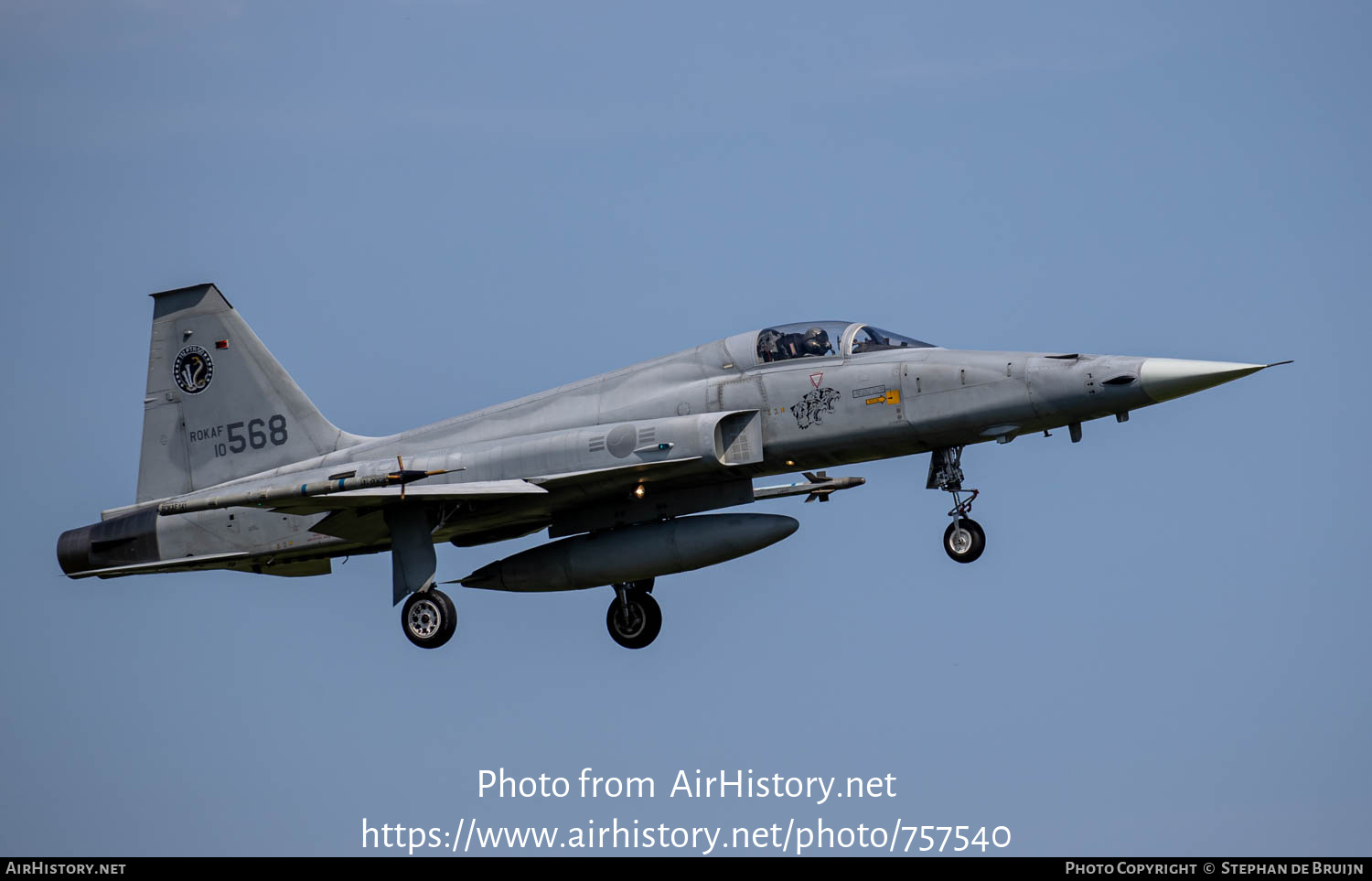 Aircraft Photo of 10-568 | Northrop KF-5E Jegongho | South Korea - Air Force | AirHistory.net #757540