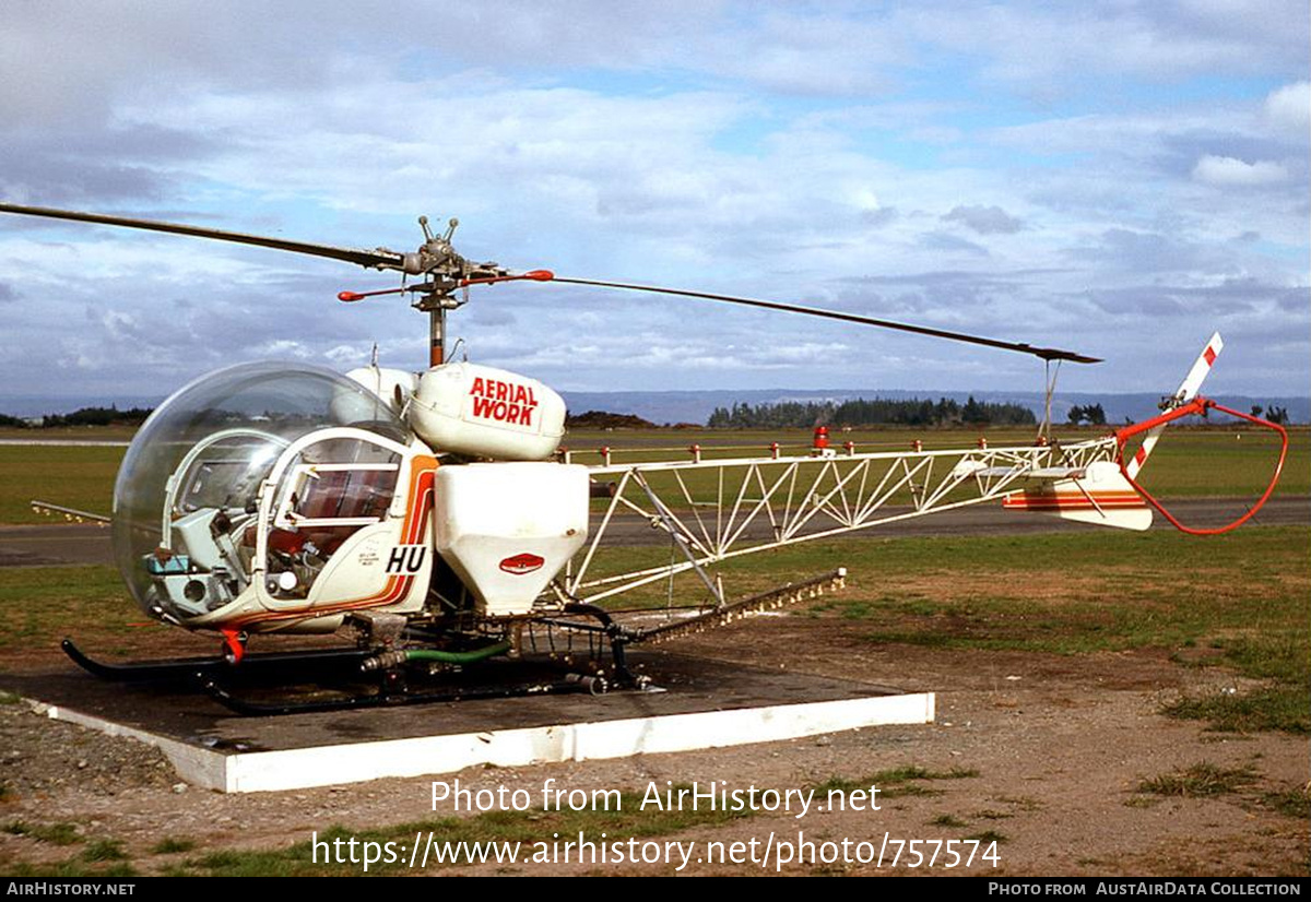 Aircraft Photo of ZK-HHU / HU | Bell 47G-5A | Aerial Work | AirHistory.net #757574