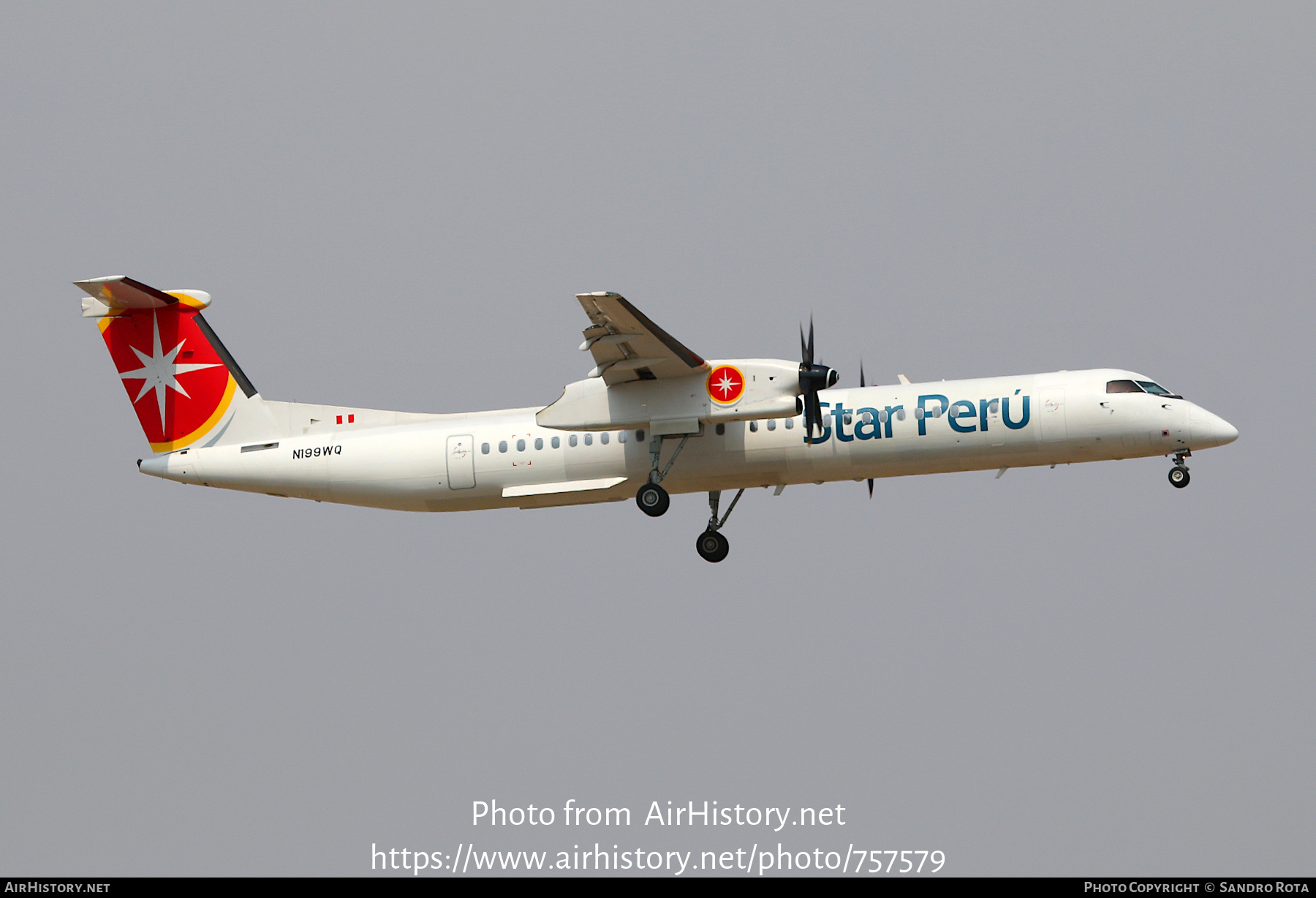 Aircraft Photo of N199WQ | Bombardier DHC-8-402 Dash 8 | Star Perú | AirHistory.net #757579