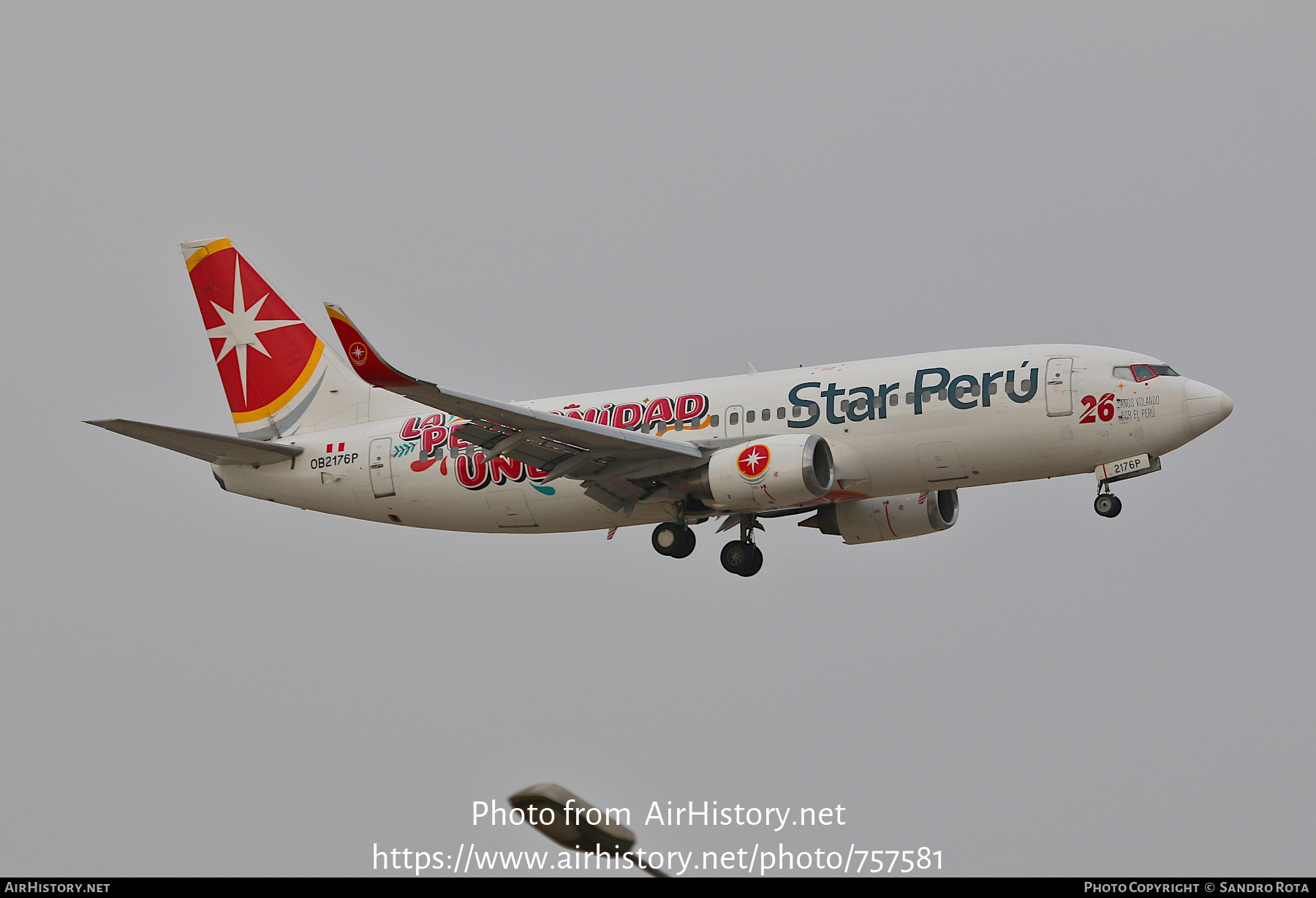 Aircraft Photo of OB-2176P | Boeing 737-3H4 | Star Perú | AirHistory.net #757581