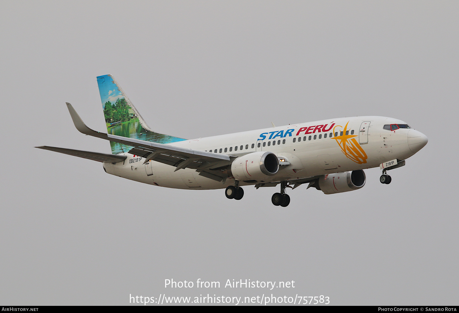 Aircraft Photo of OB2181P | Boeing 737-3H4 | Star Perú | AirHistory.net #757583