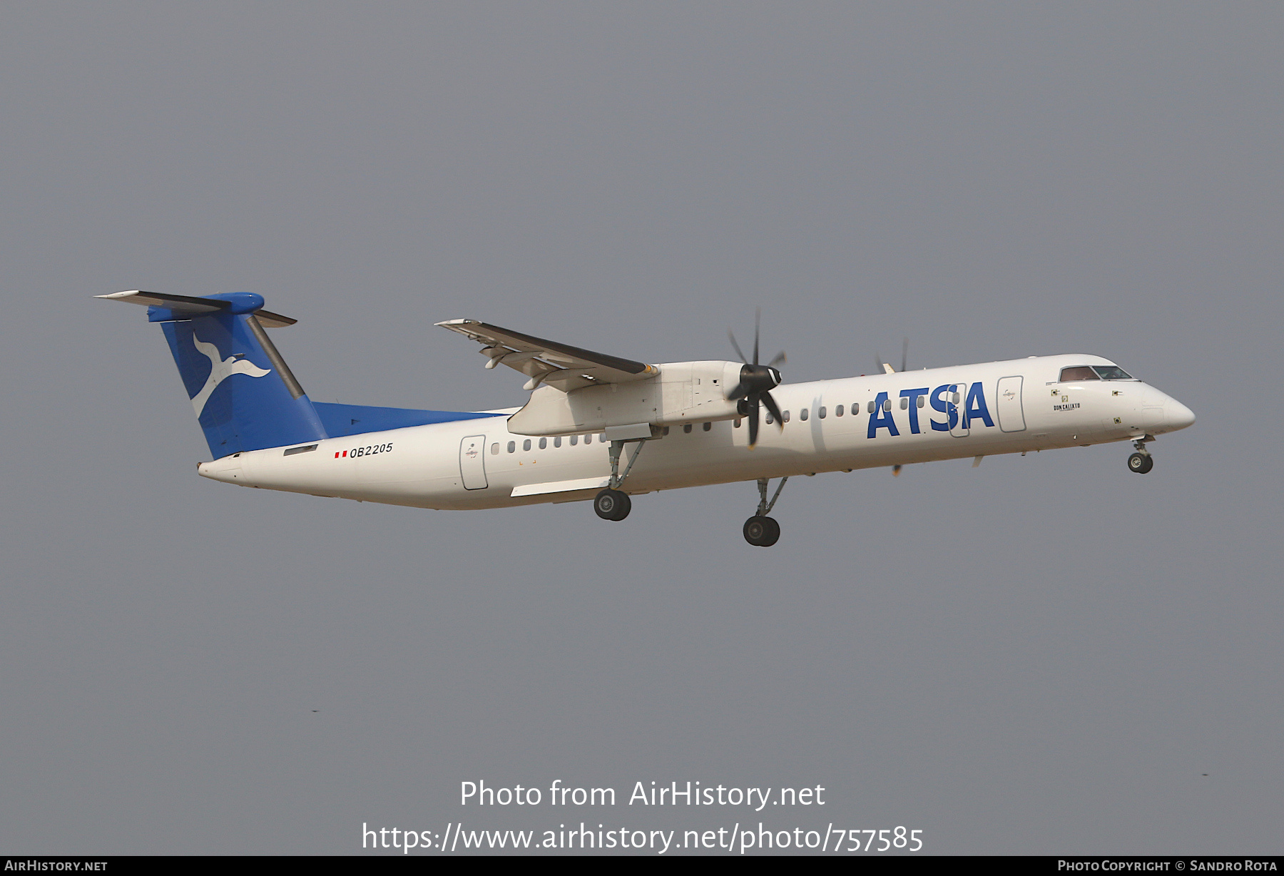 Aircraft Photo of OB-2205 | Bombardier DHC-8-402 Dash 8 | ATSA - Aero Transporte | AirHistory.net #757585