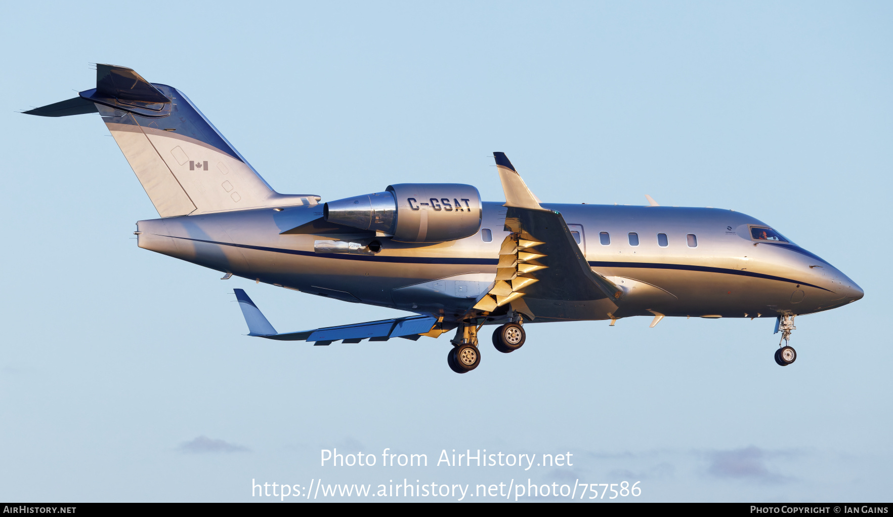 Aircraft Photo of C-GSAT | Bombardier Challenger 604 (CL-600-2B16) | Sunwest Aviation | AirHistory.net #757586