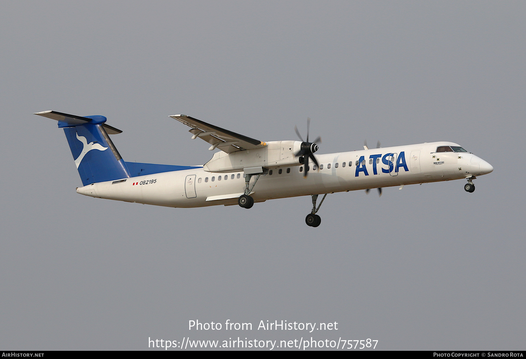 Aircraft Photo of OB-2195 | Bombardier DHC-8-402 Dash 8 | ATSA - Aero Transporte | AirHistory.net #757587