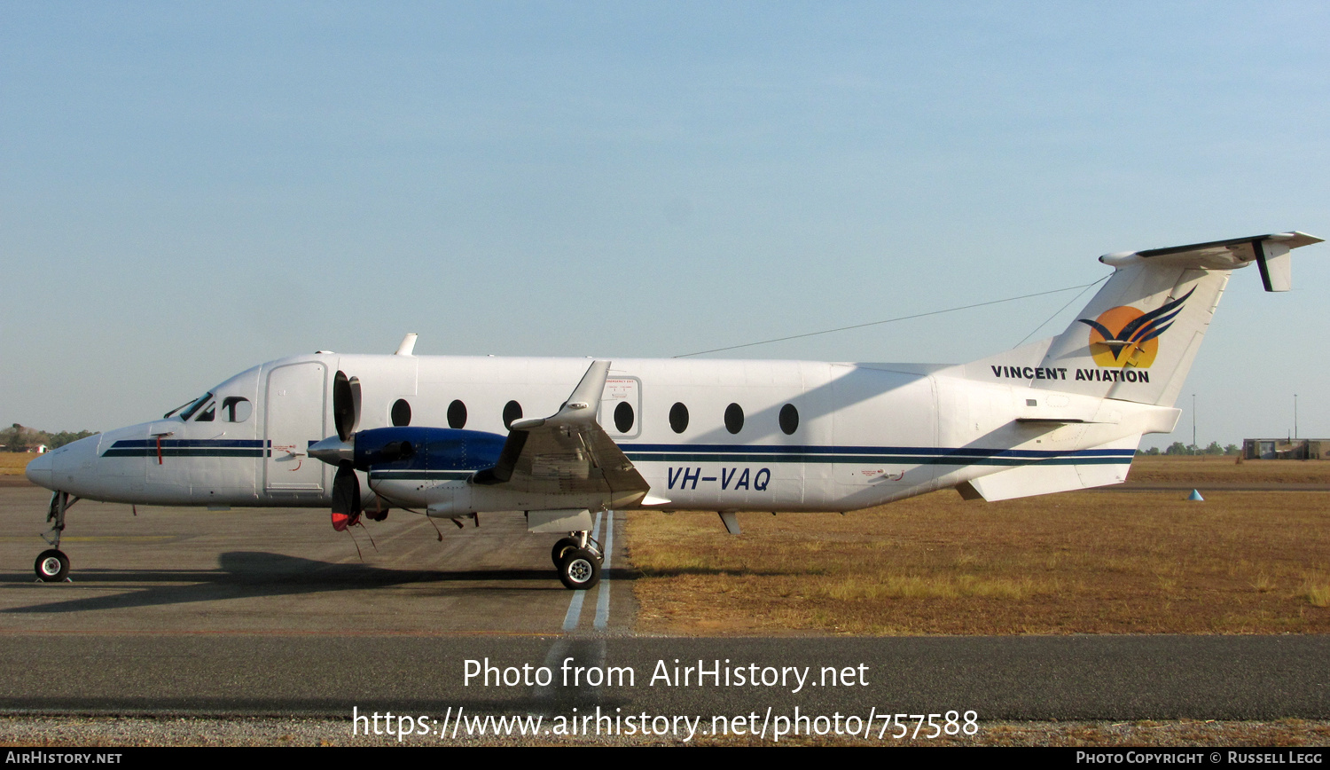 Aircraft Photo of VH-VAQ | Raytheon 1900D | Vincent Aviation | AirHistory.net #757588