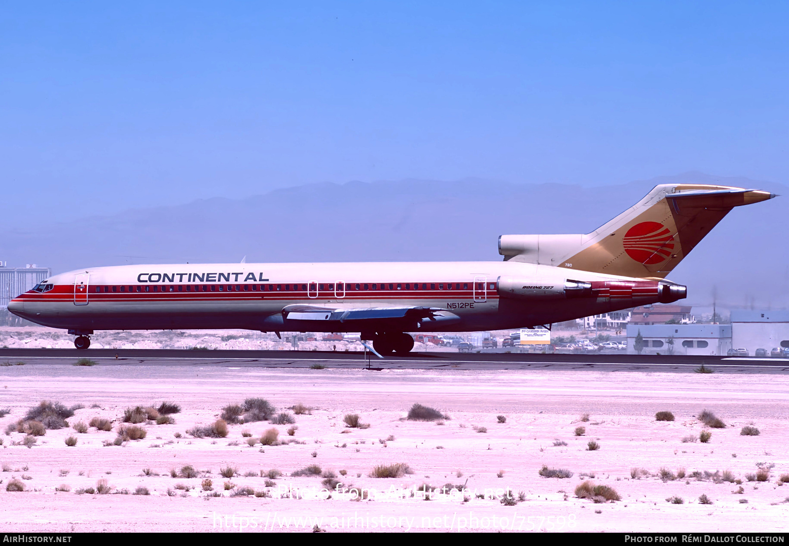 Aircraft Photo of N512PE | Boeing 727-232/Adv | Continental Airlines | AirHistory.net #757598