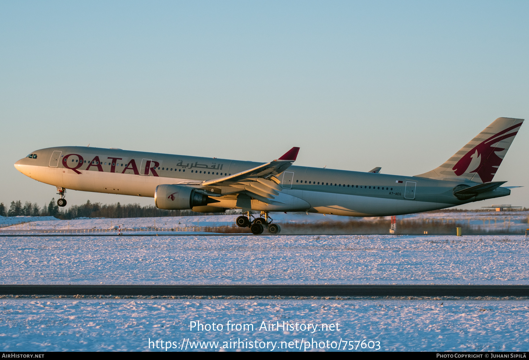 Aircraft Photo of A7-AEG | Airbus A330-302 | Qatar Airways | AirHistory.net #757603