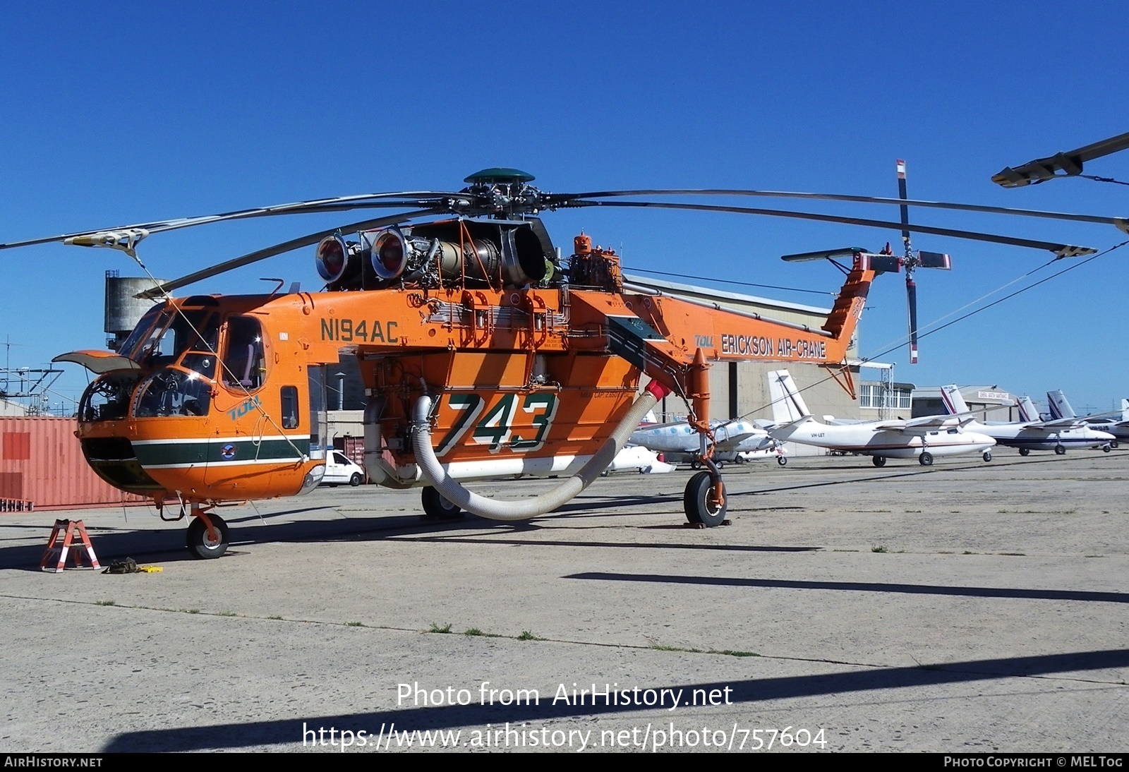 Aircraft Photo of N194AC | Erickson S-64E Aircrane | Erickson Air-Crane | AirHistory.net #757604