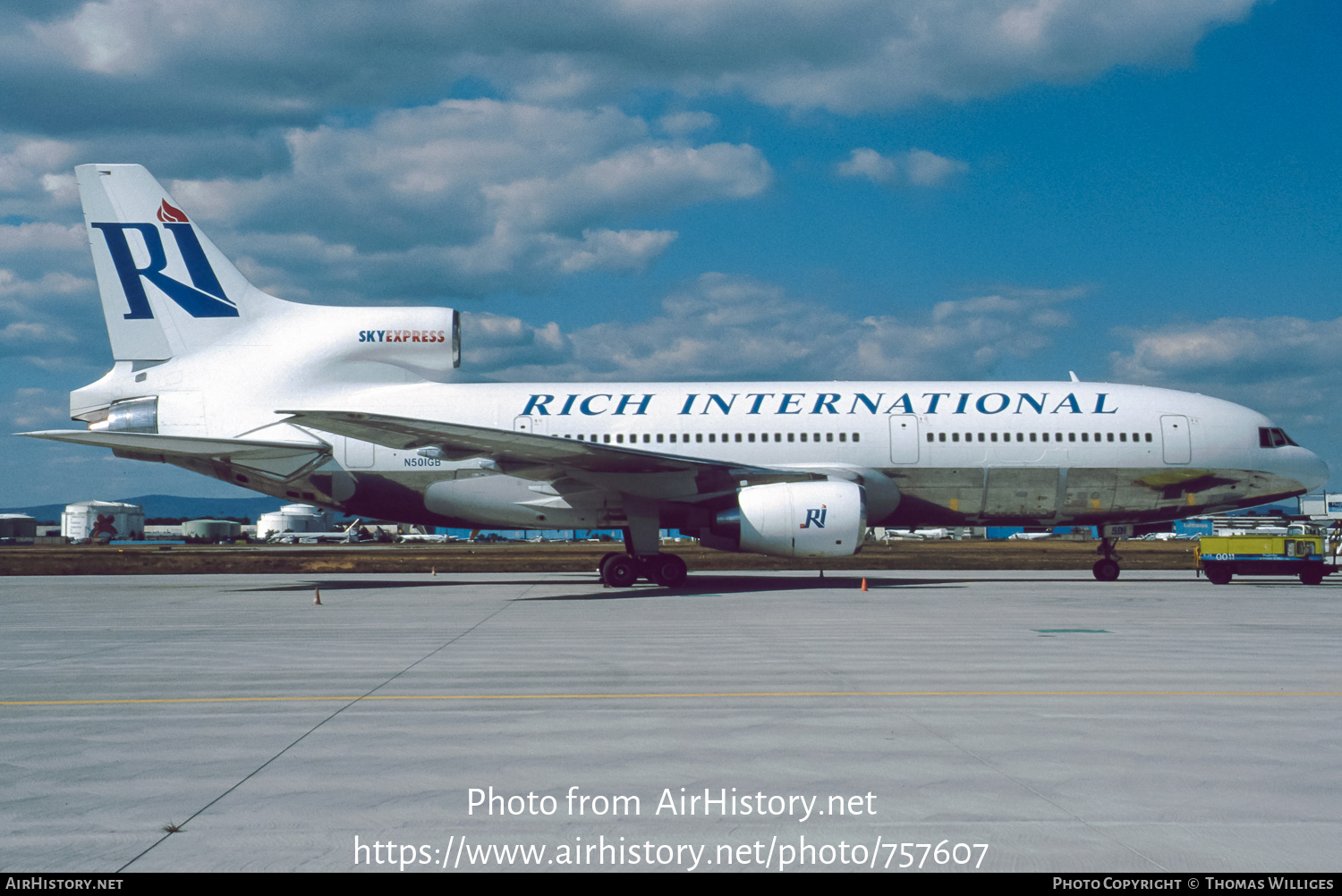 Aircraft Photo of N501GB | Lockheed L-1011-385-3 TriStar 500 | Rich International Airways | AirHistory.net #757607