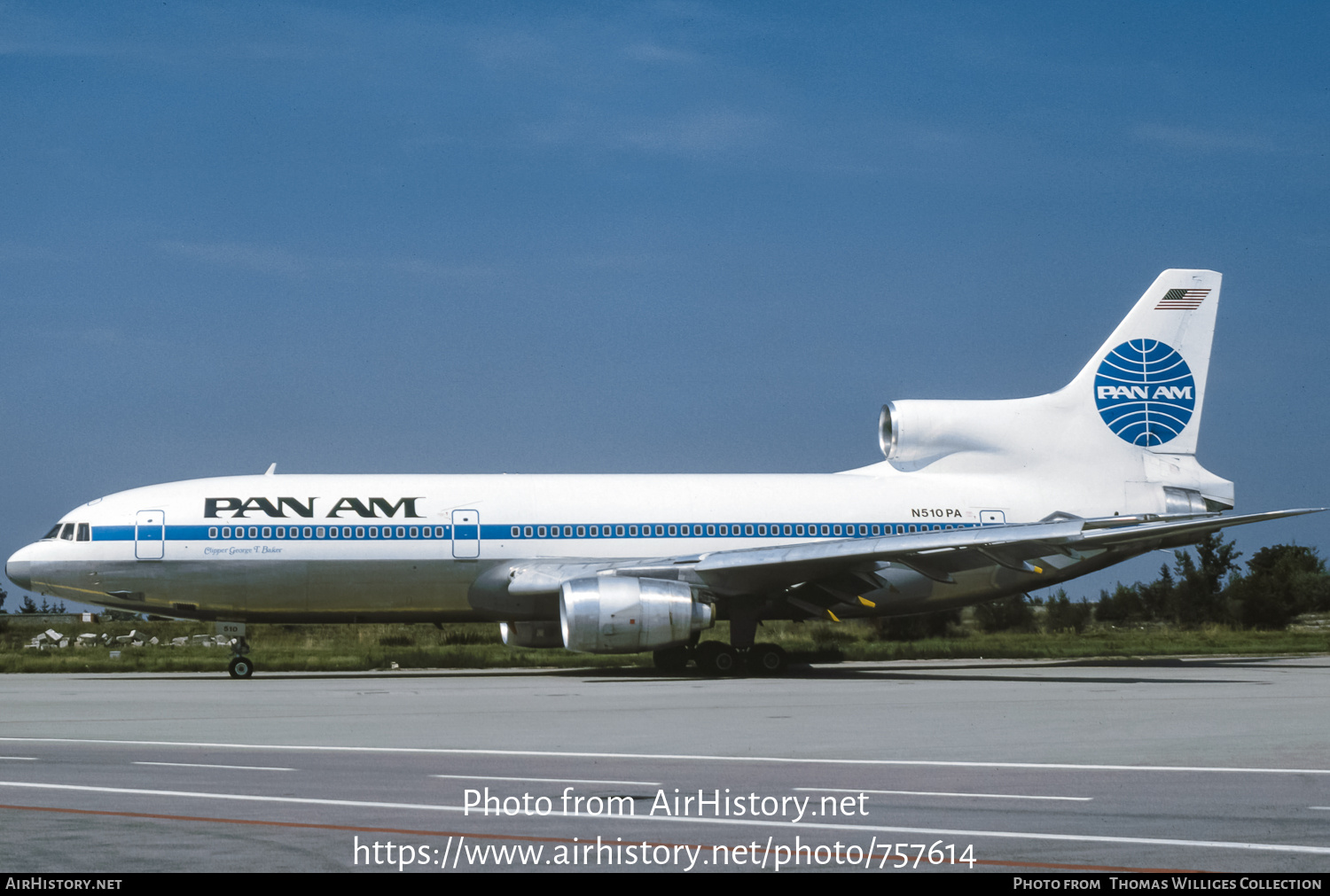 Aircraft Photo of N510PA | Lockheed L-1011-385-3 TriStar 500 | Pan American World Airways - Pan Am | AirHistory.net #757614