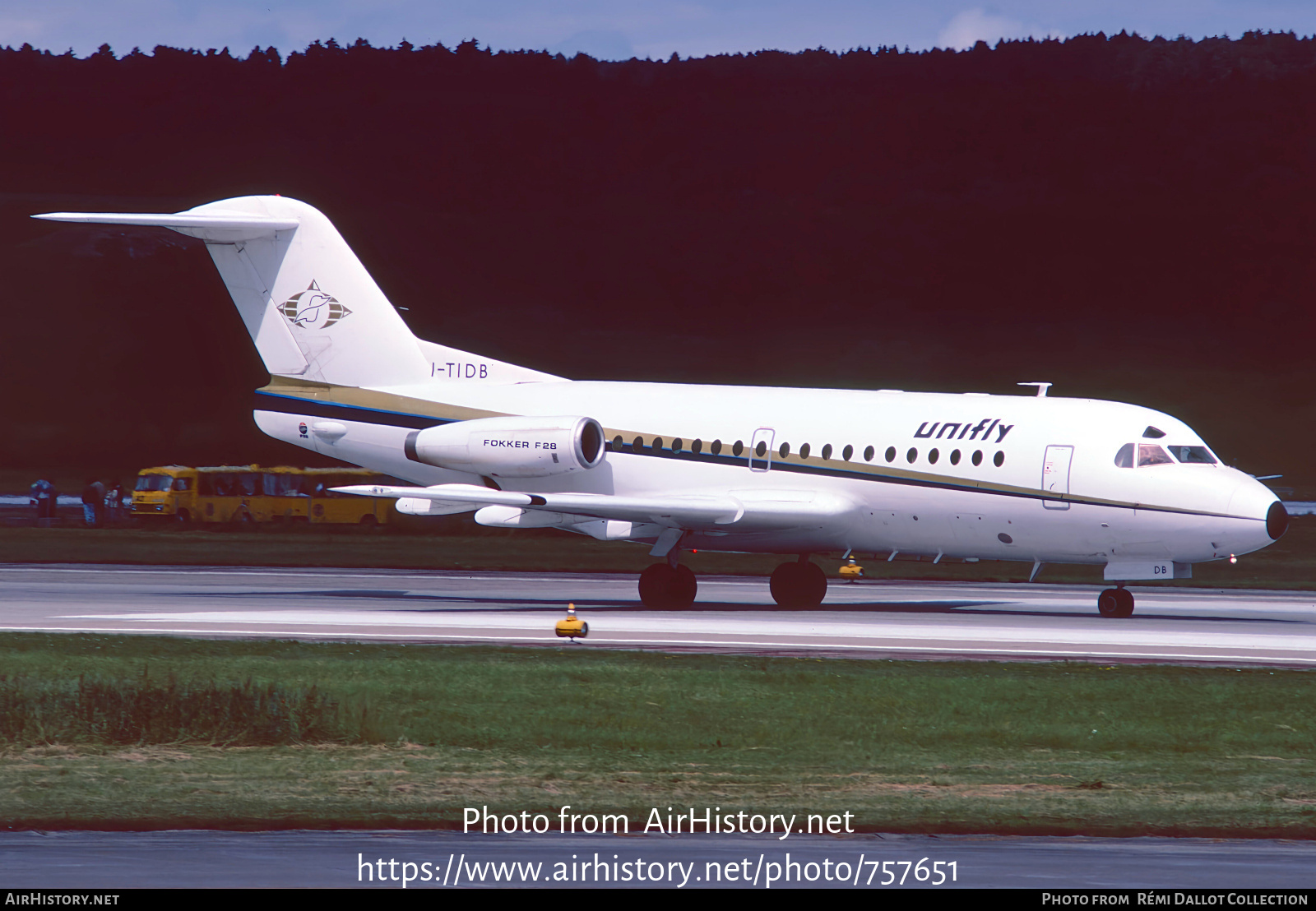 Aircraft Photo of I-TIDB | Fokker F28-1000 Fellowship | Unifly | AirHistory.net #757651