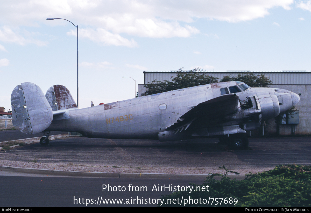 Aircraft Photo of N7483C | Lockheed PV-2 Harpoon | AirHistory.net #757689