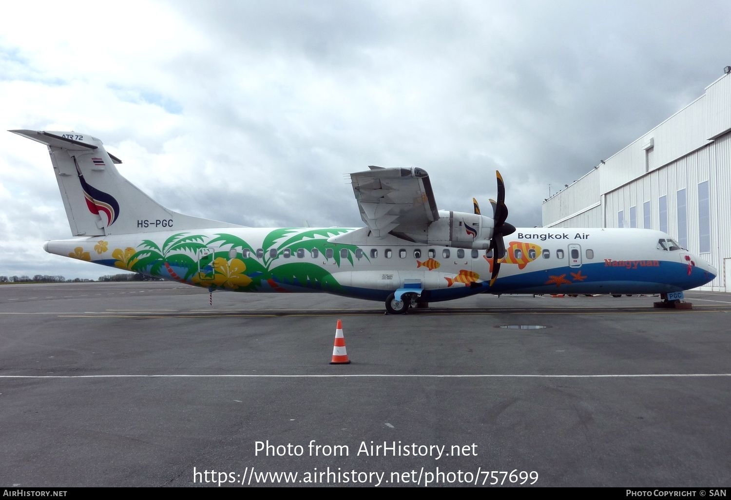 Aircraft Photo of HS-PGC | ATR ATR-72-500 (ATR-72-212A) | Bangkok Airways | AirHistory.net #757699