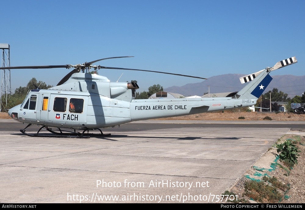 Aircraft Photo of H-47 | Bell 412EP | Chile - Air Force | AirHistory.net #757701