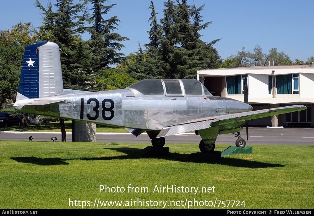 Aircraft Photo of 138 | Beech T-34A Mentor | Chile - Air Force | AirHistory.net #757724