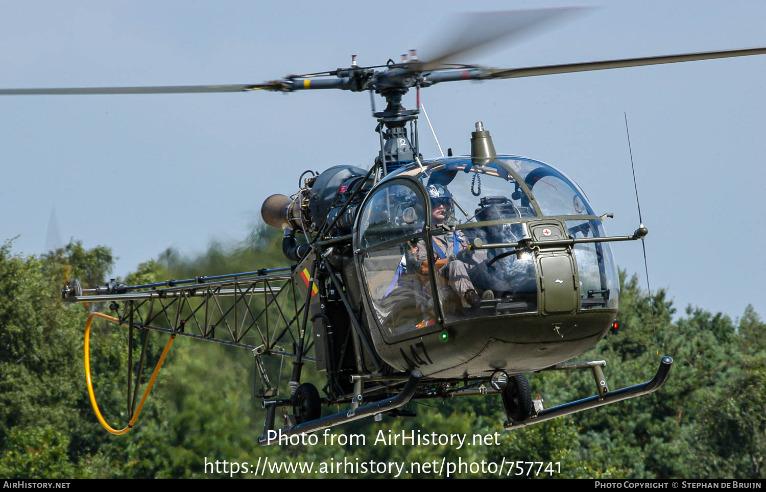 Aircraft Photo of A47 | Sud SA-318C Alouette II | Belgium - Army | AirHistory.net #757741