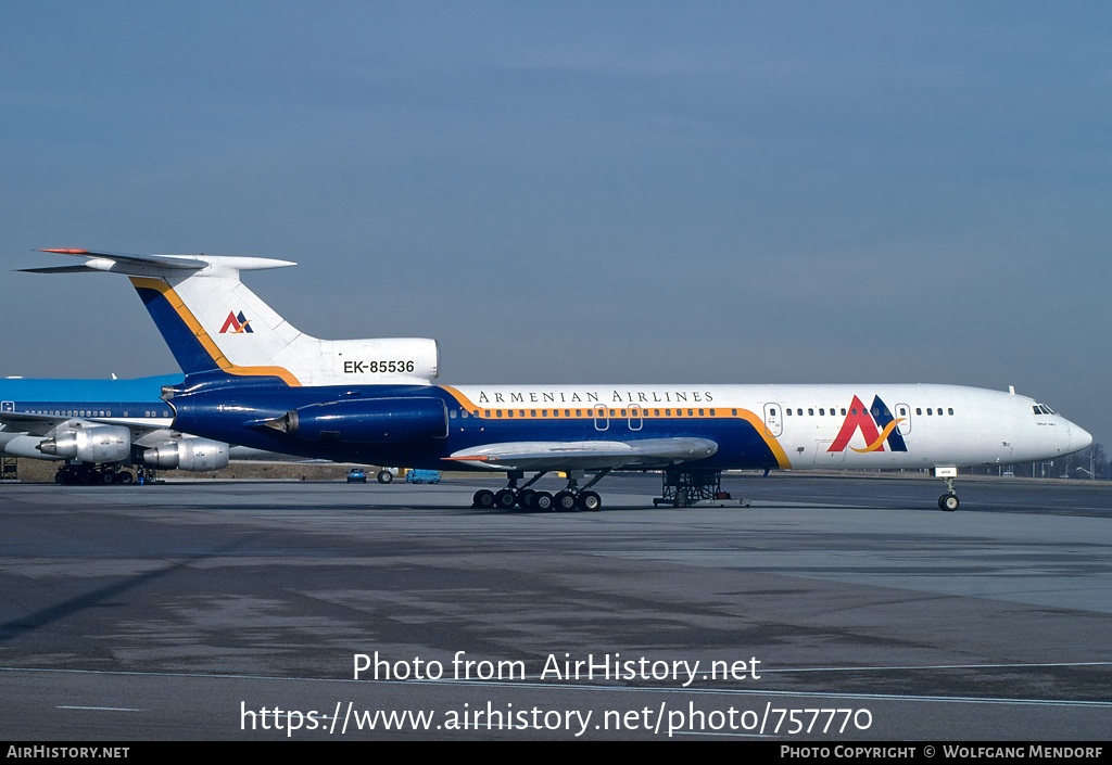 Aircraft Photo of EK-85536 | Tupolev Tu-154B-2 | Armenian Airlines | AirHistory.net #757770