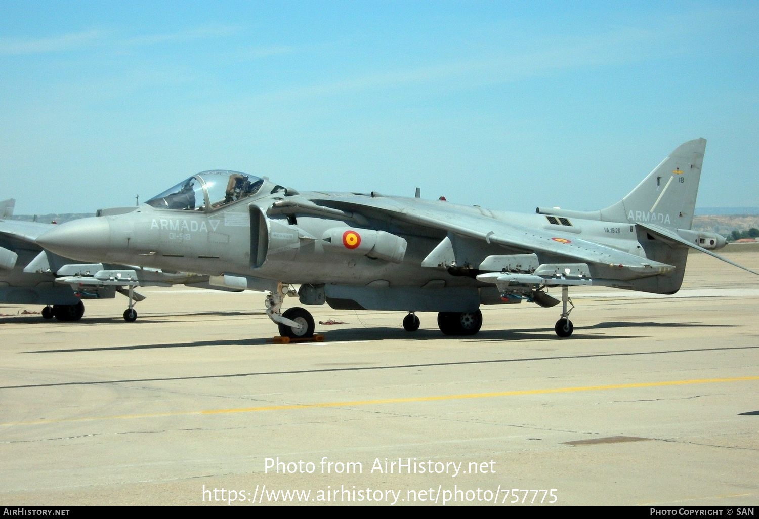 Aircraft Photo of VA.1B-28 / 18 | McDonnell Douglas EAV-8B Matador II+ | Spain - Navy | AirHistory.net #757775