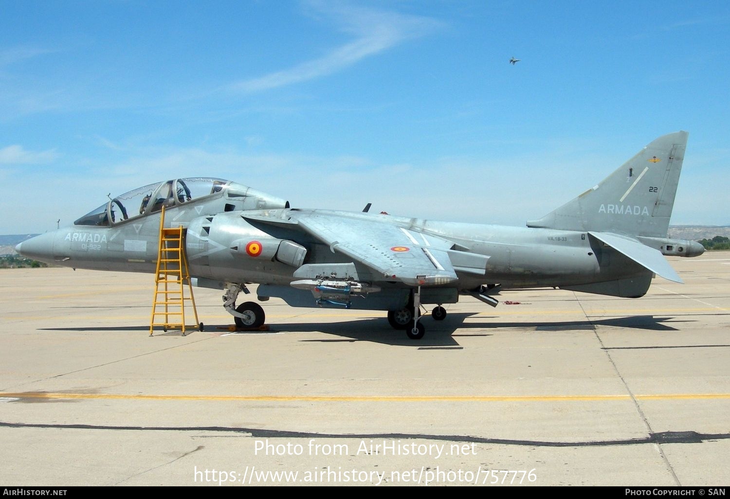 Aircraft Photo of VA.1B-33 / 22 | McDonnell Douglas TAV-8B Harrier II | Spain - Navy | AirHistory.net #757776