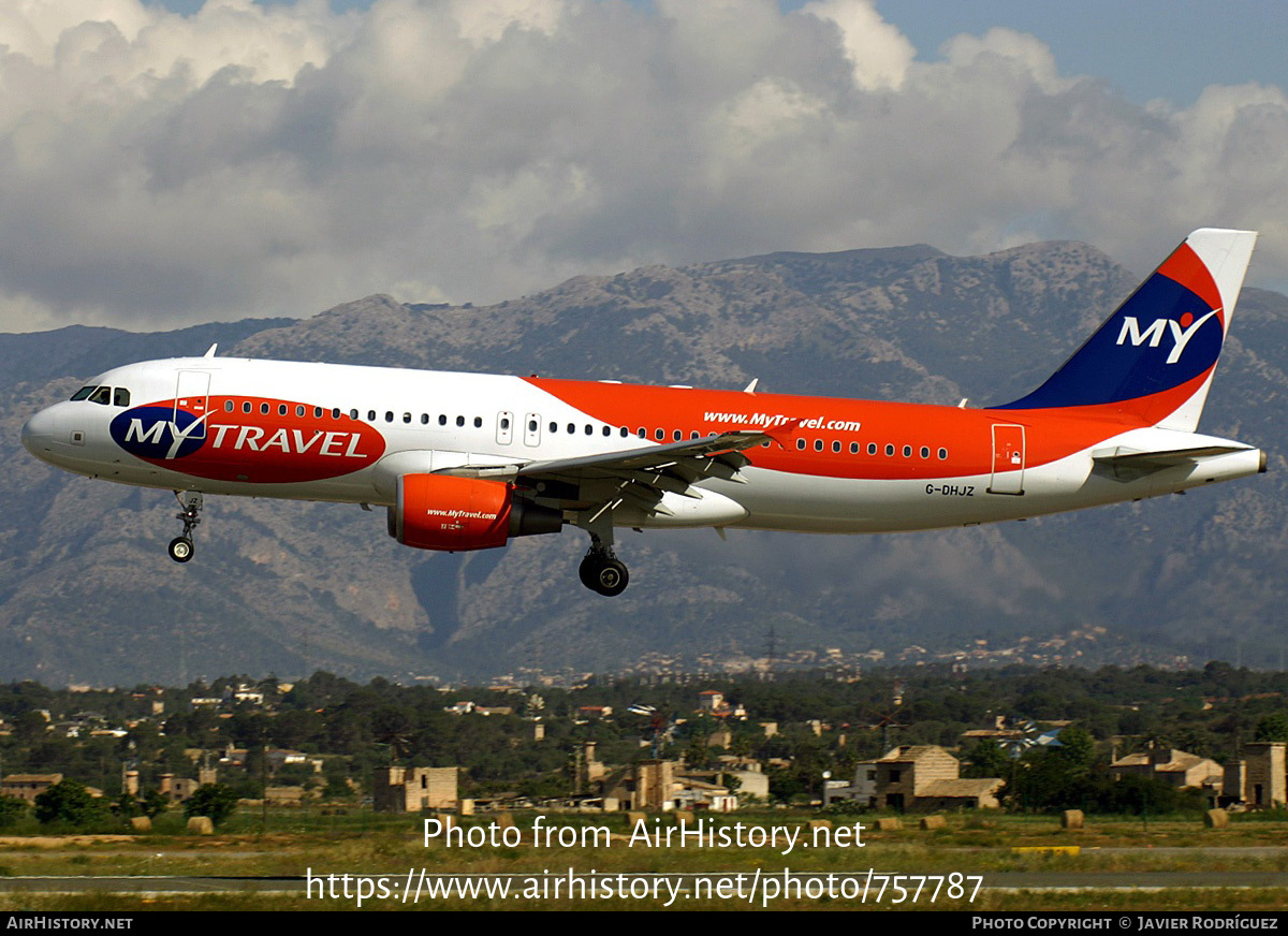 Aircraft Photo of G-DHJZ | Airbus A320-214 | MyTravel Airways | AirHistory.net #757787