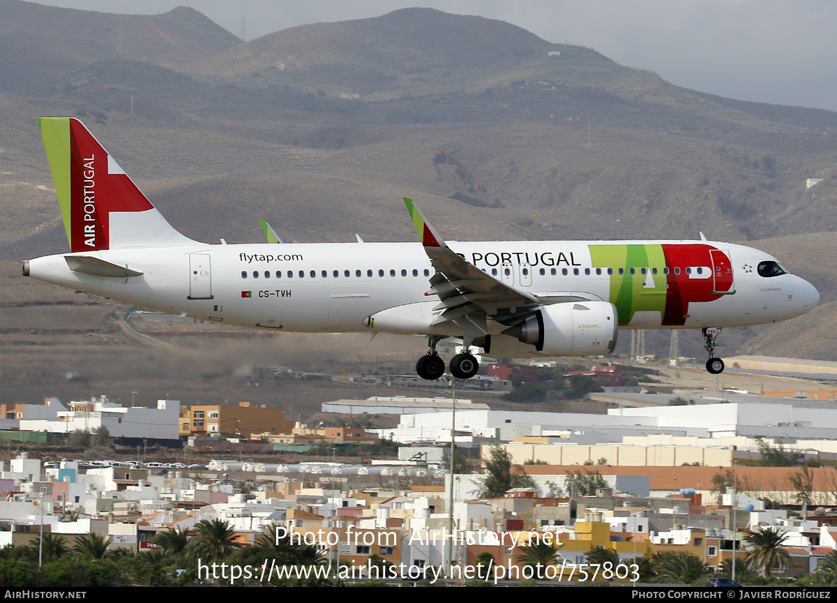 Aircraft Photo of CS-TVH | Airbus A320-251N | TAP Air Portugal | AirHistory.net #757803