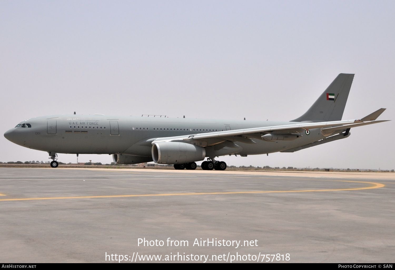 Aircraft Photo of 1301 | Airbus A330-243MRTT | United Arab Emirates - Air Force | AirHistory.net #757818