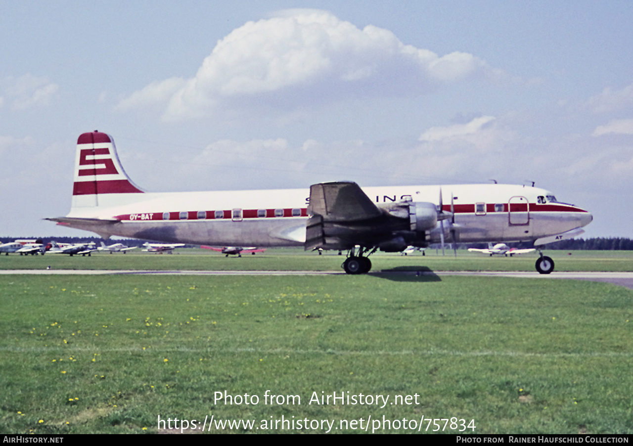 Aircraft Photo of OY-BAT | Douglas DC-6B | Sterling Airways | AirHistory.net #757834