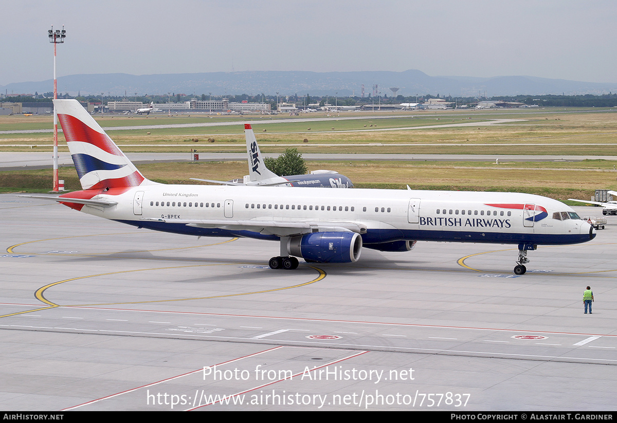 Aircraft Photo of G-BPEK | Boeing 757-236 | British Airways | AirHistory.net #757837