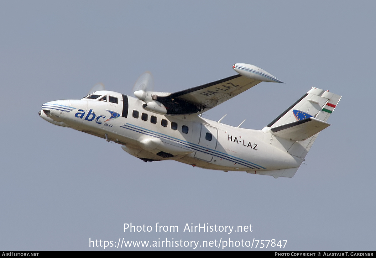 Aircraft Photo of HA-LAZ | Let L-410UVP-E10 Turbolet | ABC Air Hungary | AirHistory.net #757847