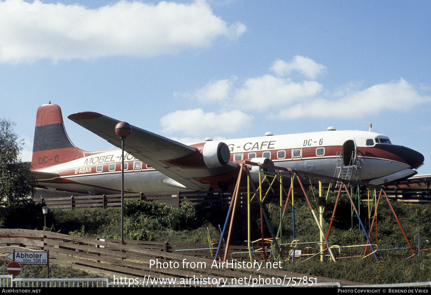 Aircraft Photo of D-ABAH | Douglas DC-6 | Möbel-Holsing Flugzeug Cafe | AirHistory.net #757851